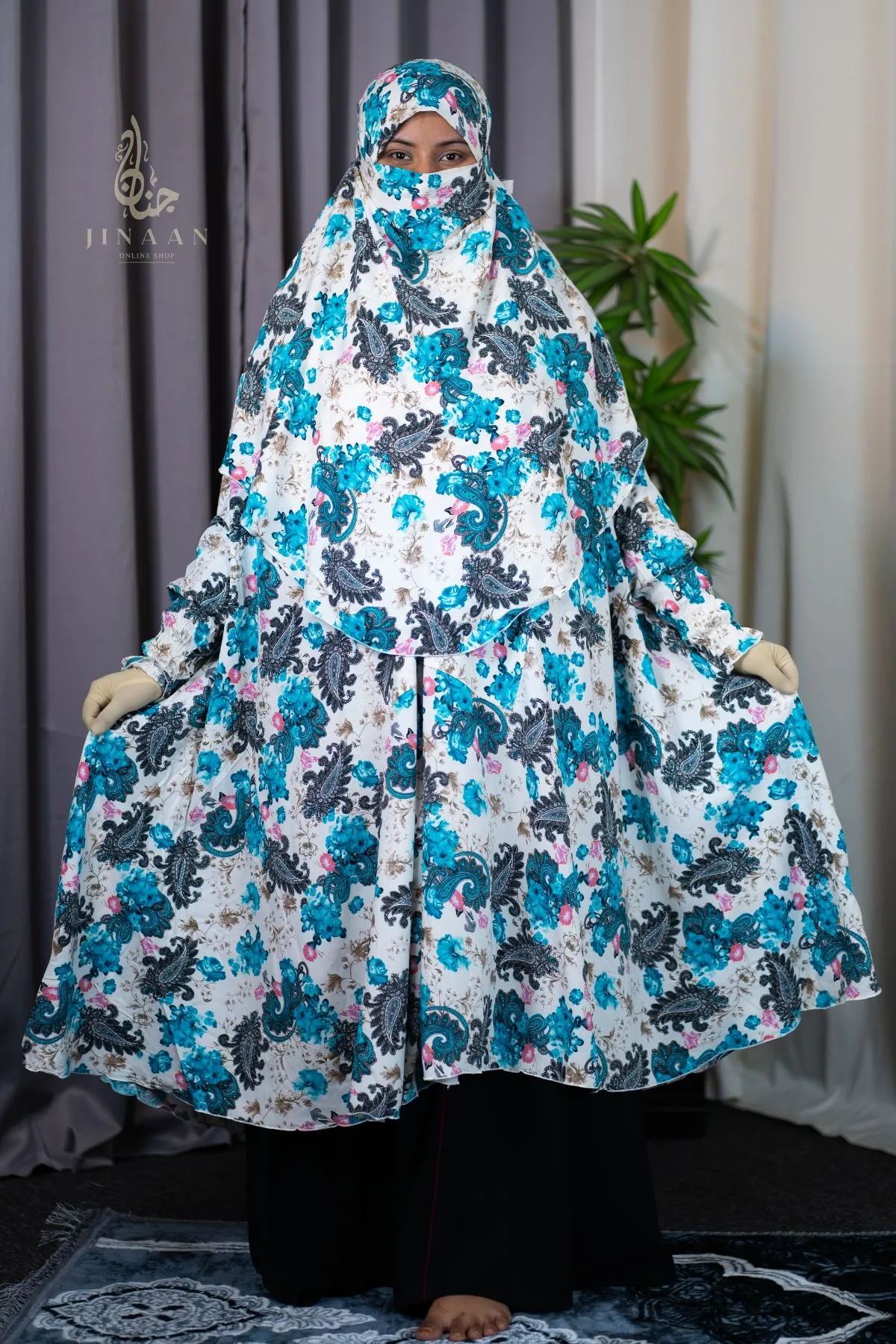 Semi long khimar.A80